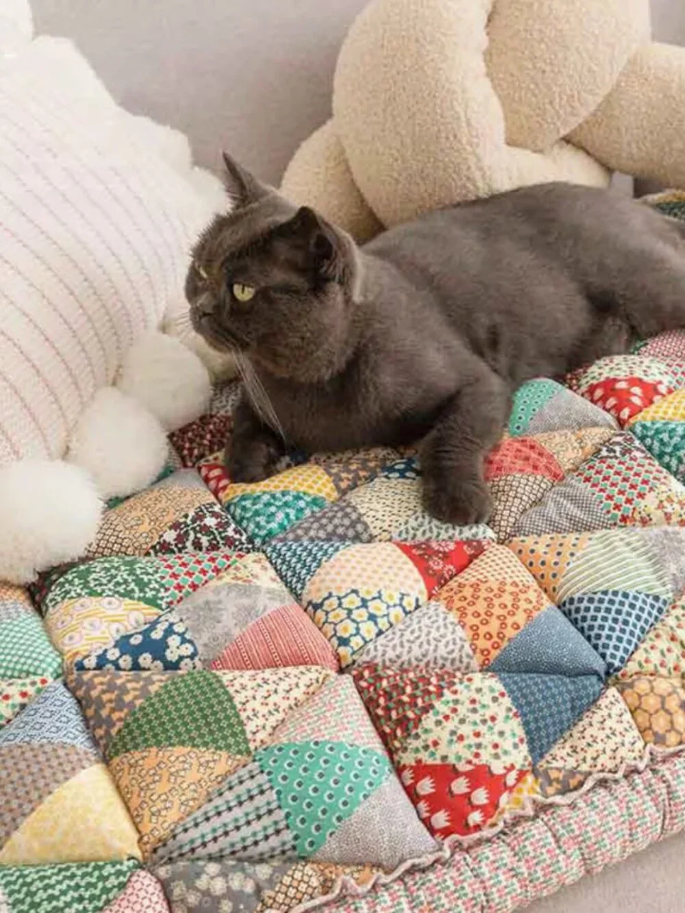 Quilted Thick Non-Slip Pet Mat Protective Couch Cushion for Sofa